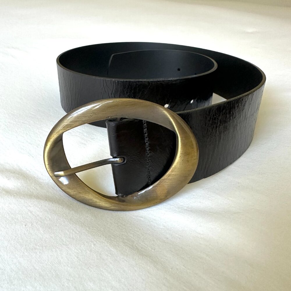 NWOT Zara Leather Belt - Picture 5 of 15